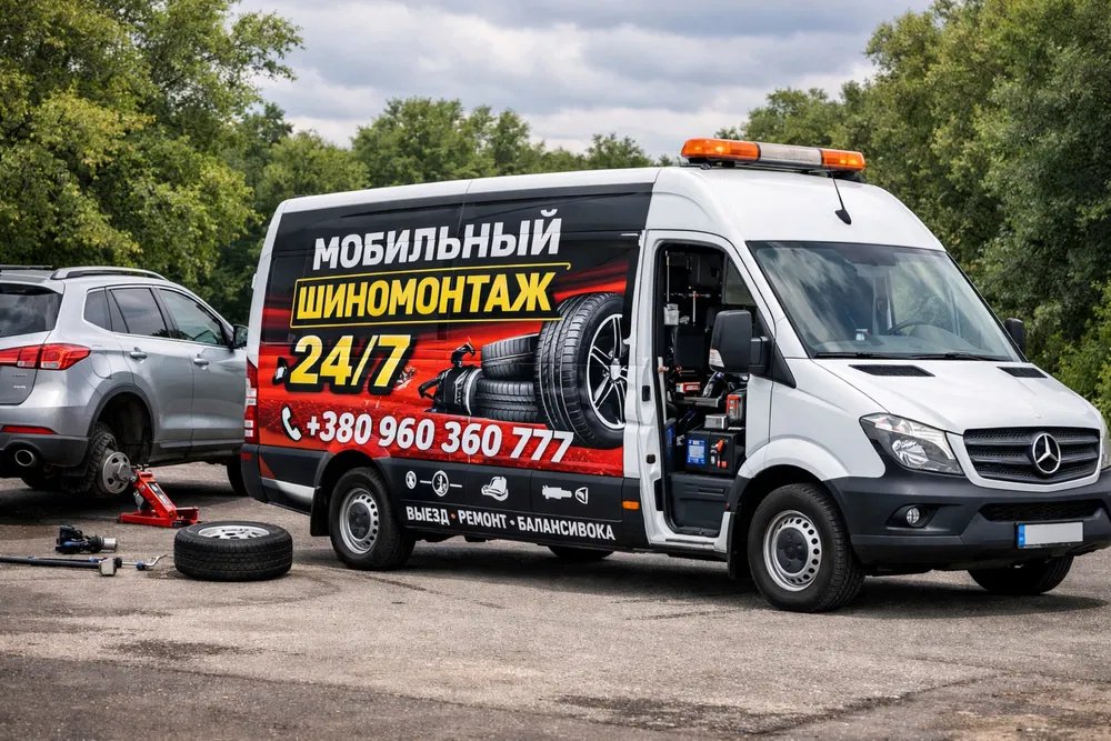 Шиномонтаж — заміна автомобільних шин