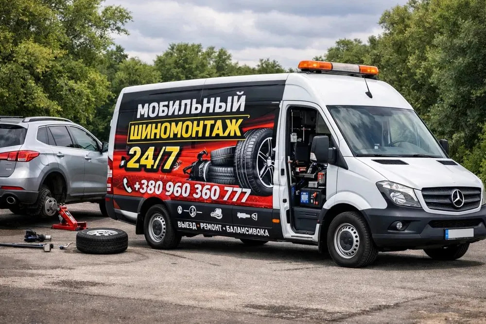 Шиномонтаж — заміна автомобільних шин